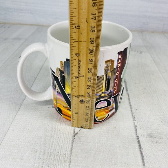 Americaware 2007 NEW YORK Radio City Lady Liberty 3-D Jumbo 18oz Ceramic Cup Mug - Picture 9 of 12